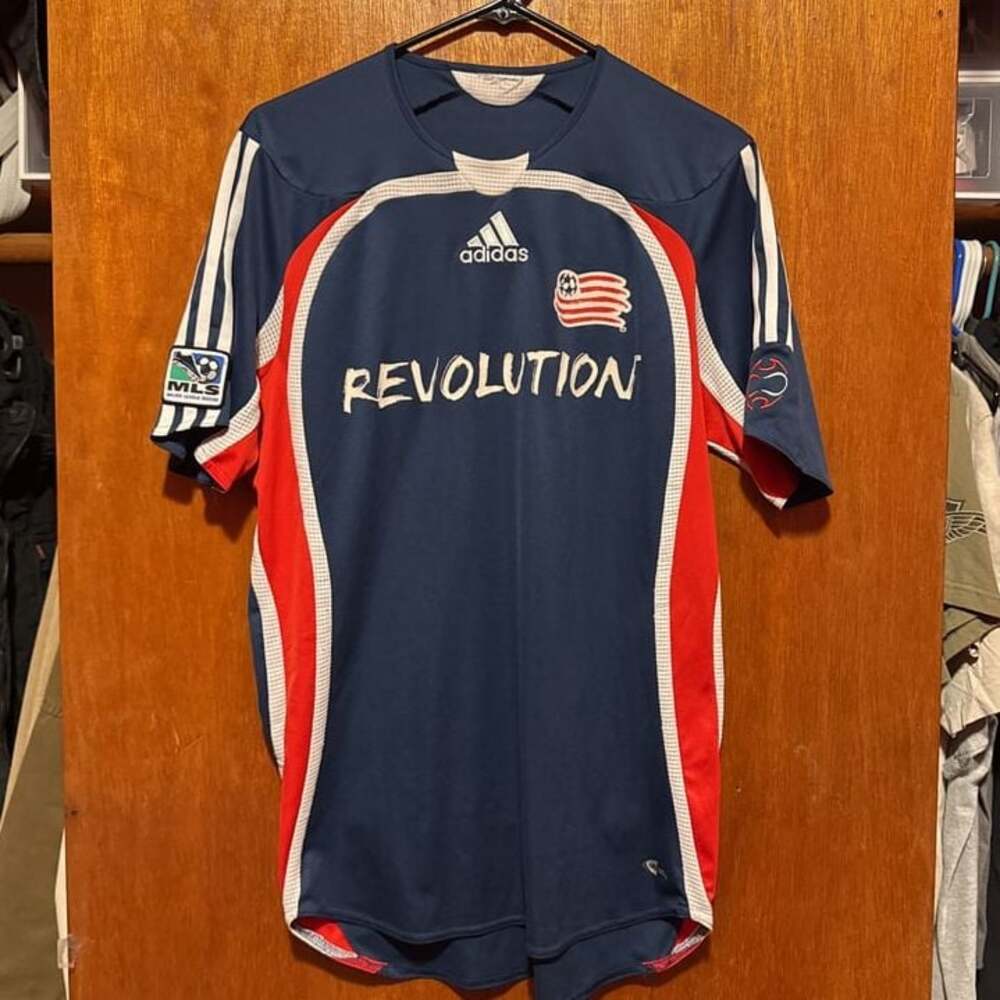 Adidas New England Revolution MLS Soccer Jersey